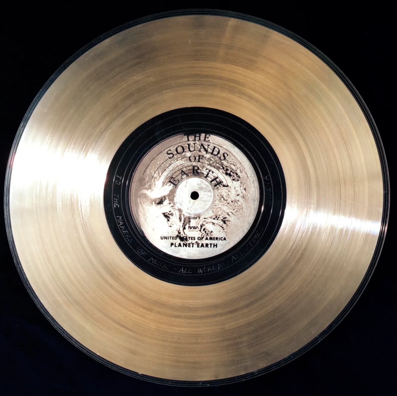 The Voyager Golden Record, “The Sounds of Earth” (NASA/JPL-Caltech)